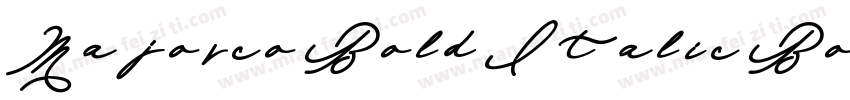 Majorco Bold Italic Bold Italic字体转换